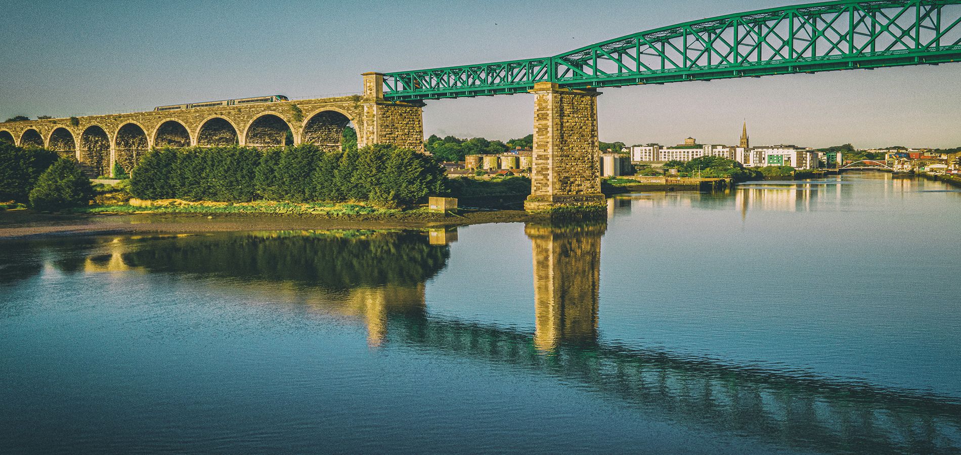 Aerial photo boyne viaduct filter www.thedhotel.com